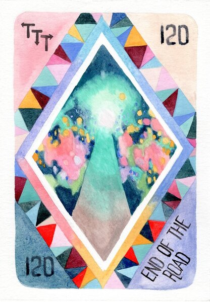 End of the Road card