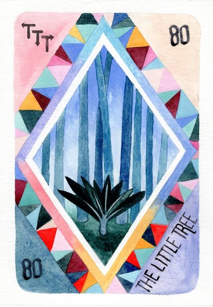 The Little Tree card